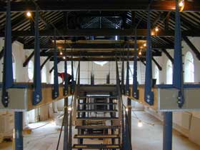 Mezzanine under construction